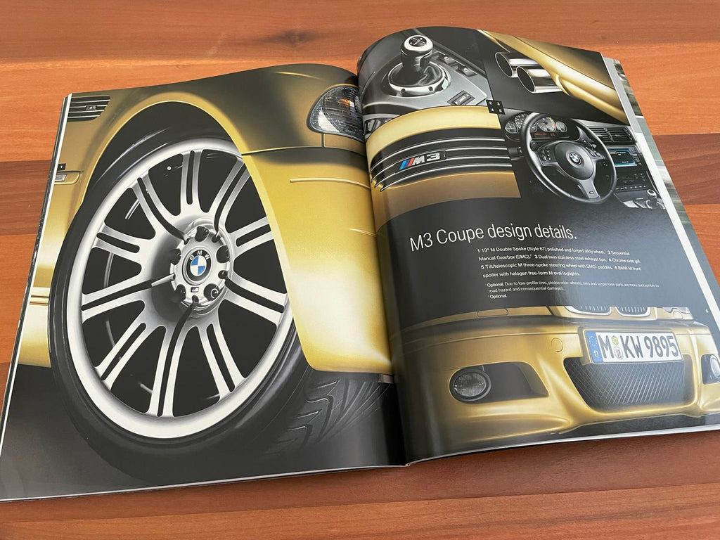 BMW-E46 M3, 2005 a-Dealership-Sales-Brochure