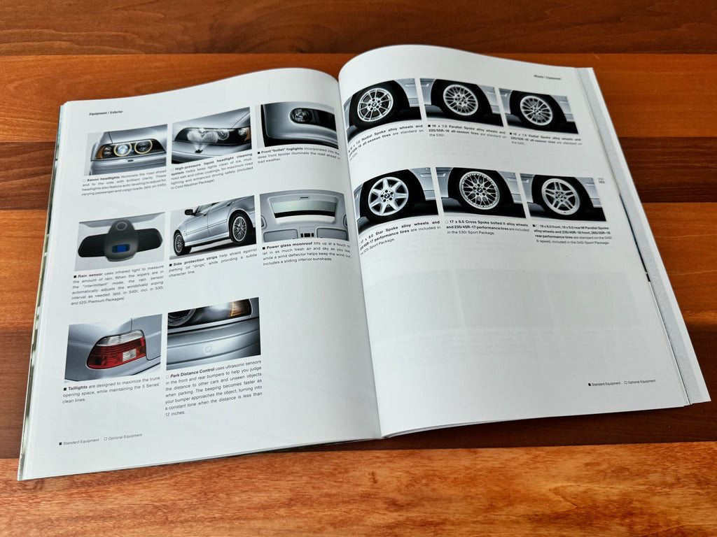 BMW-E39 Sedan, 2003-Dealership-Sales-Brochure