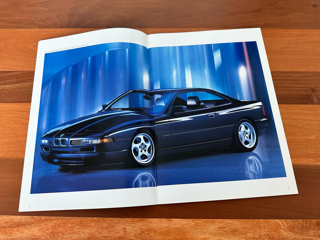 BMW-E31 Coupe, 1993-Dealership-Sales-Brochure