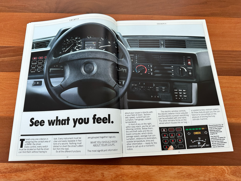 BMW-E24 635CSi & M6, 1987-Dealership-Sales-Brochure