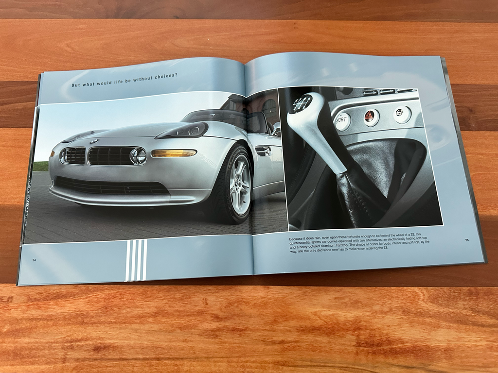 BMW-Z8 Roadster, 2000-Dealership-Sales-Brochure