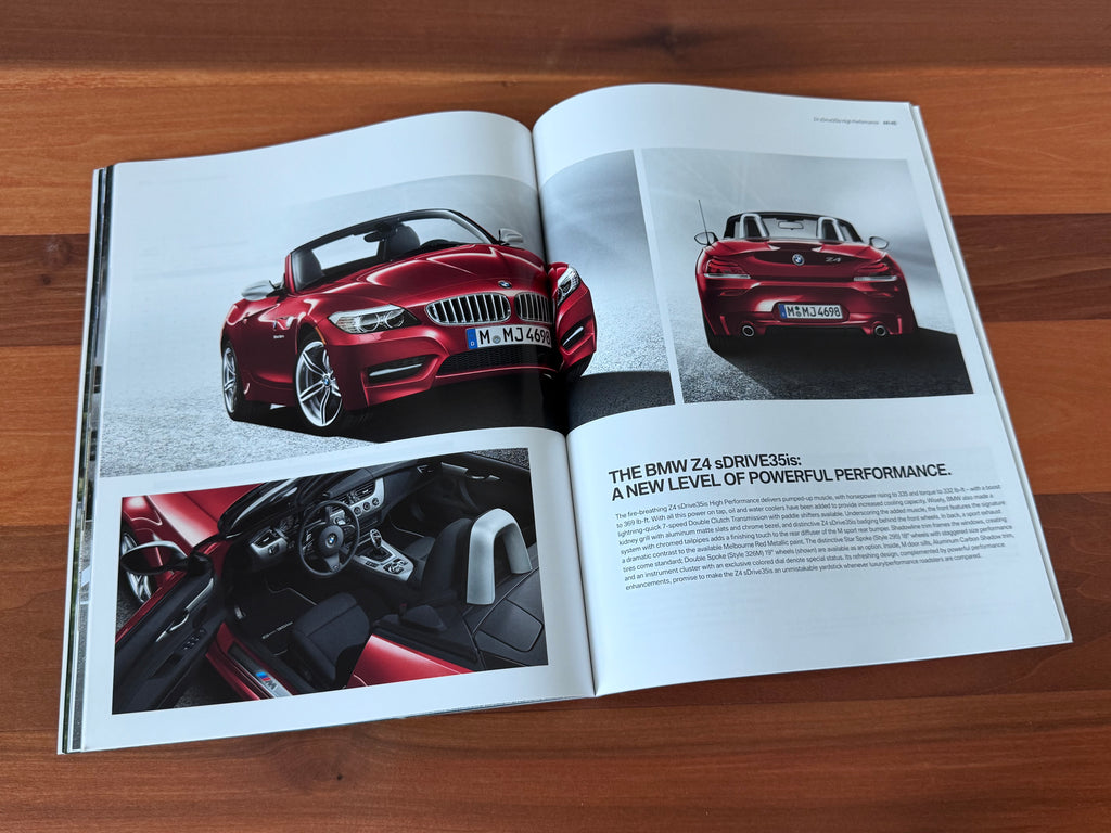 BMW-E89 Z4 Roadster, 2011-Dealership-Sales-Brochure