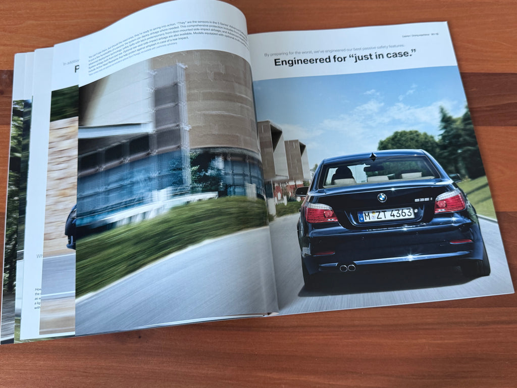 BMW-E60 Sedan, 2008-Dealership-Sales-Brochure