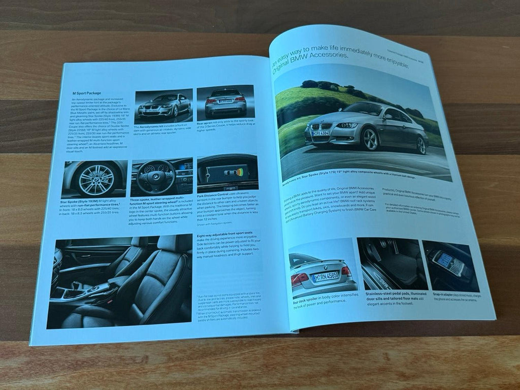 BMW-E92 Coupe, 2010-Dealership-Sales-Brochure