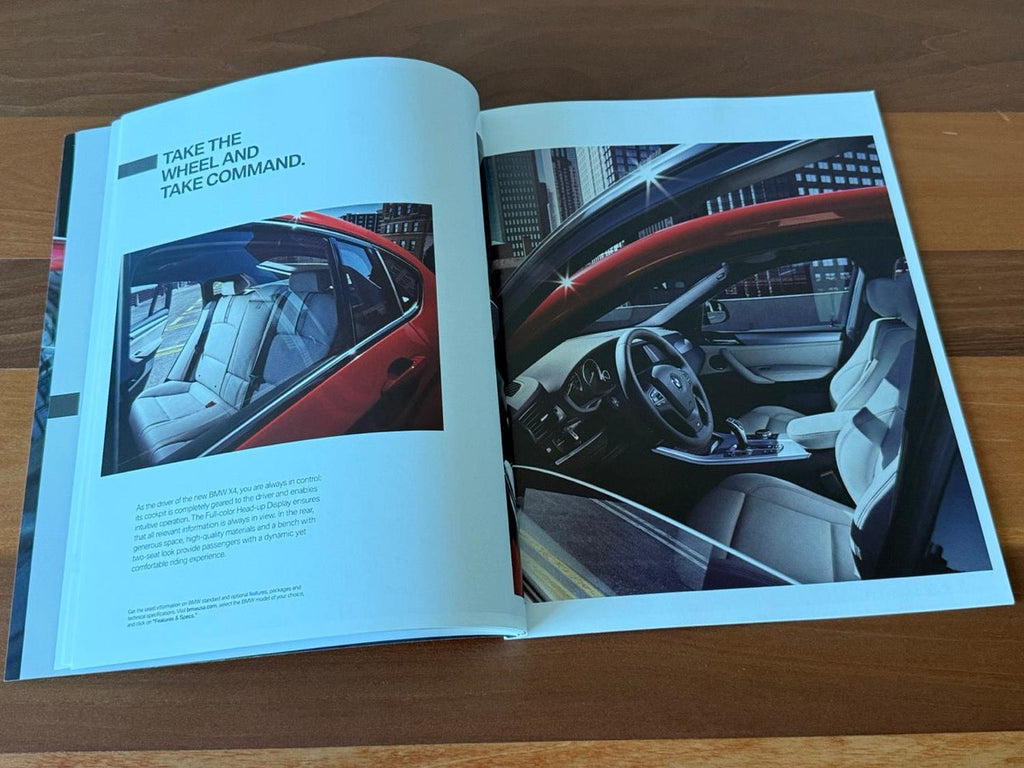 BMW-F26 X4, 2014-Dealership-Sales-Brochure