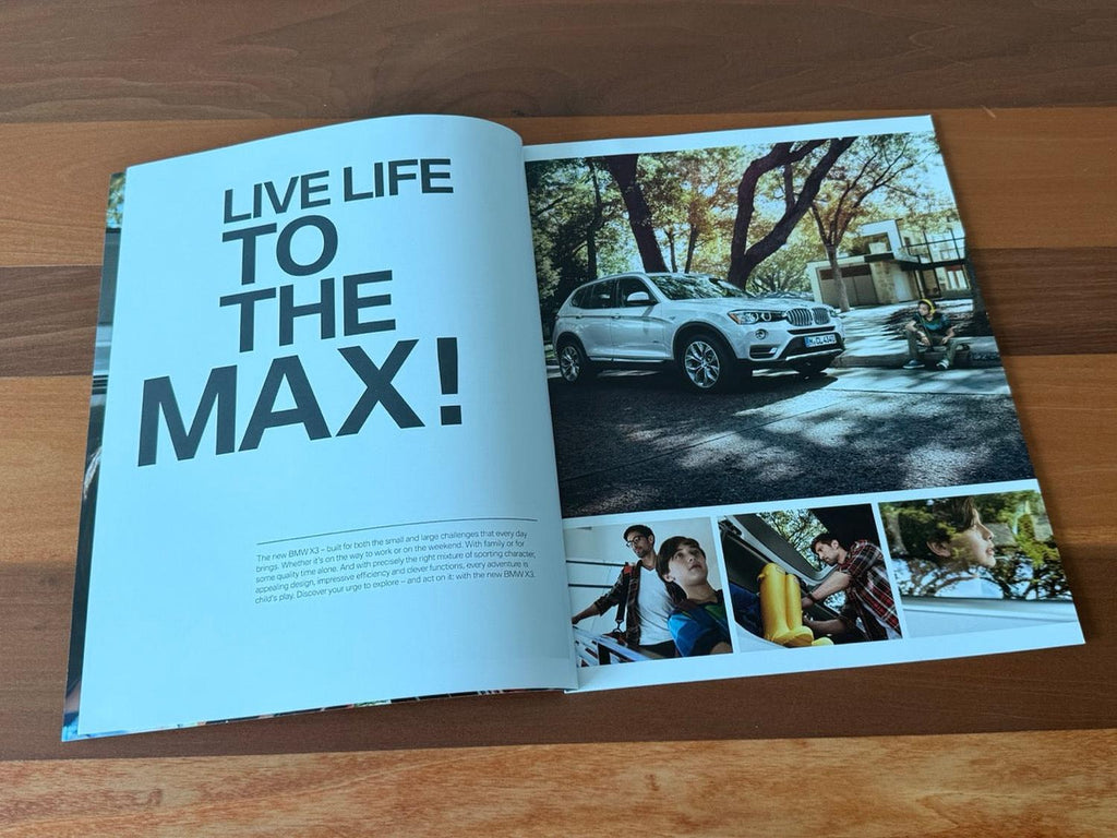 BMW-F25 X3, 2014-Dealership-Sales-Brochure