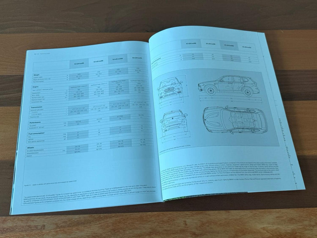 BMW-F25 X3, 2014-Dealership-Sales-Brochure