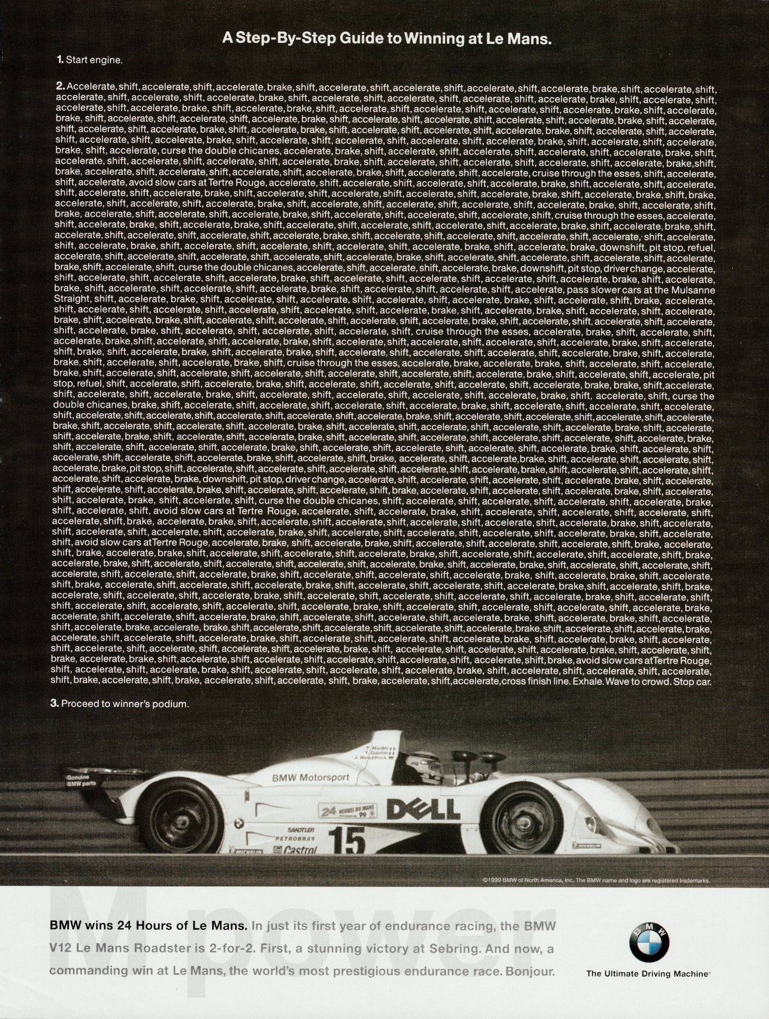 BMW-V12 Le Mans Step By Step Guide-Magazine-Ad