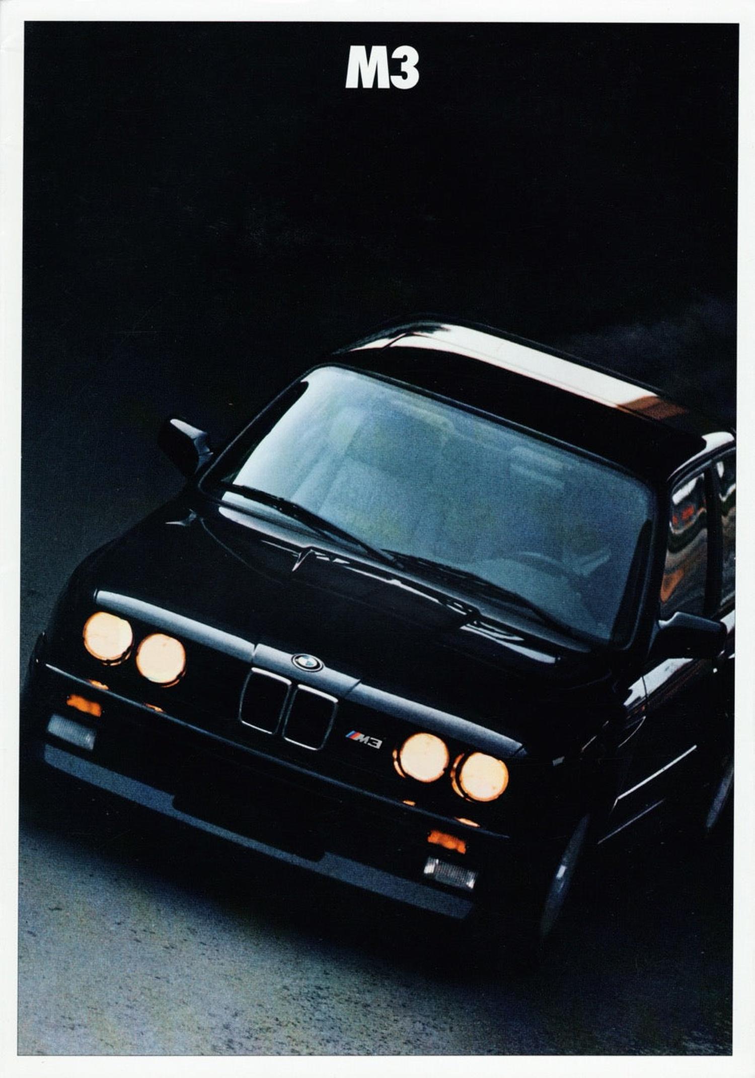 BMW-E30 M3, 1987-Dealership-Brochure