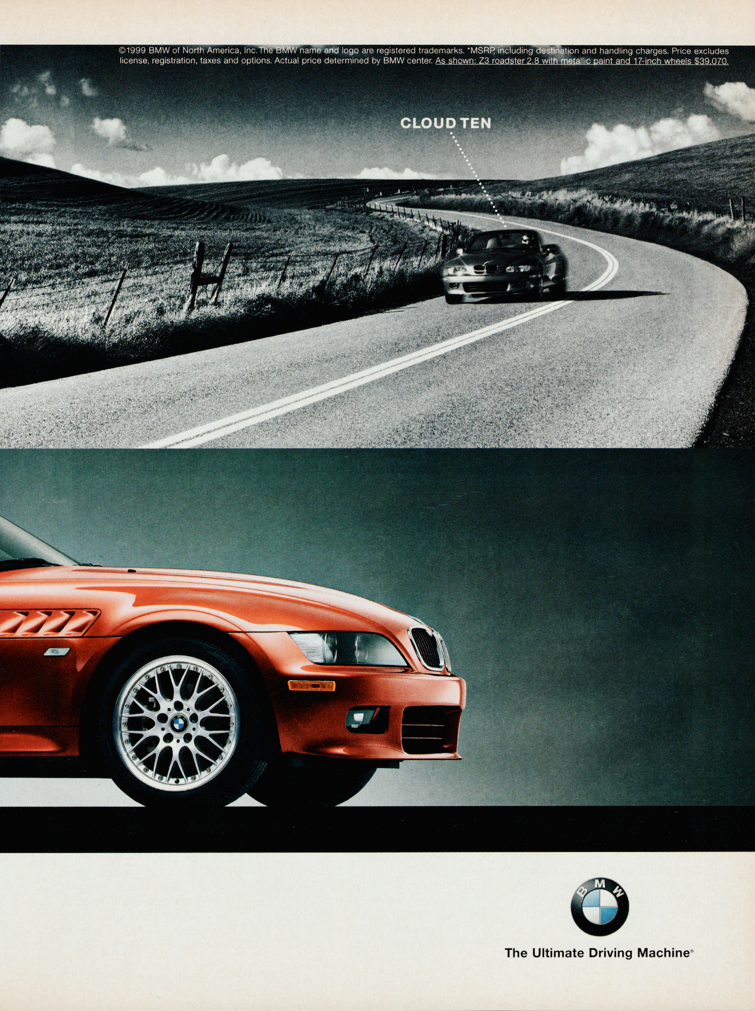 BMW-Z3 Cloud Ten-Magazine-Ad