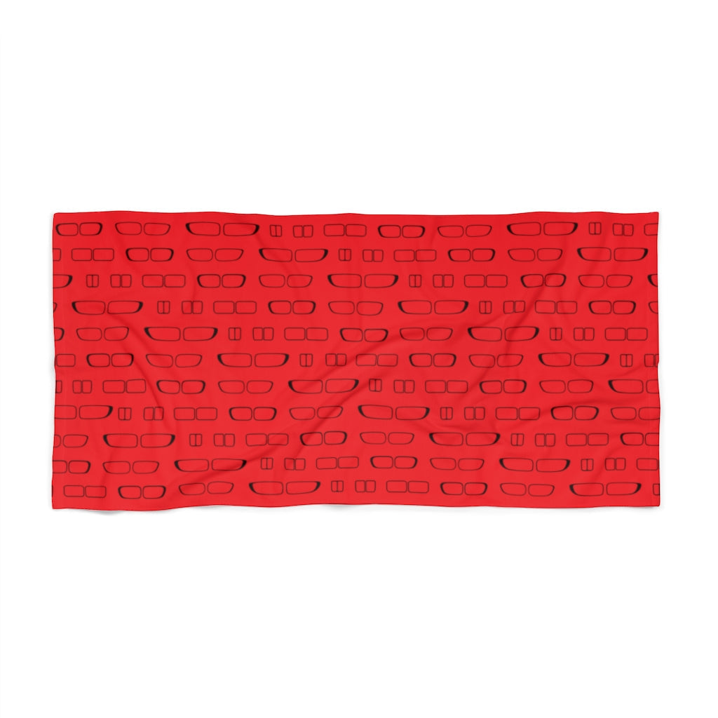 3 Series Grill Evolution Beach Towel, Red