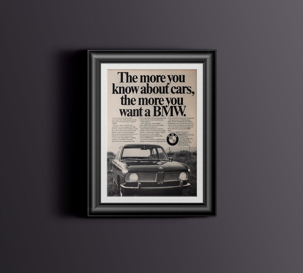 BMW-1800 The More You Want a BMW-Magazine-Ad