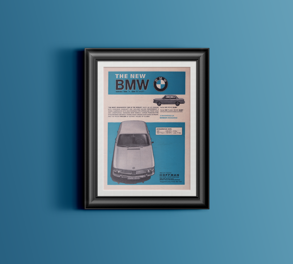 BMW-1800TI Sport-Vintage-Print-Magazine-Ad-BIMMERtips.com