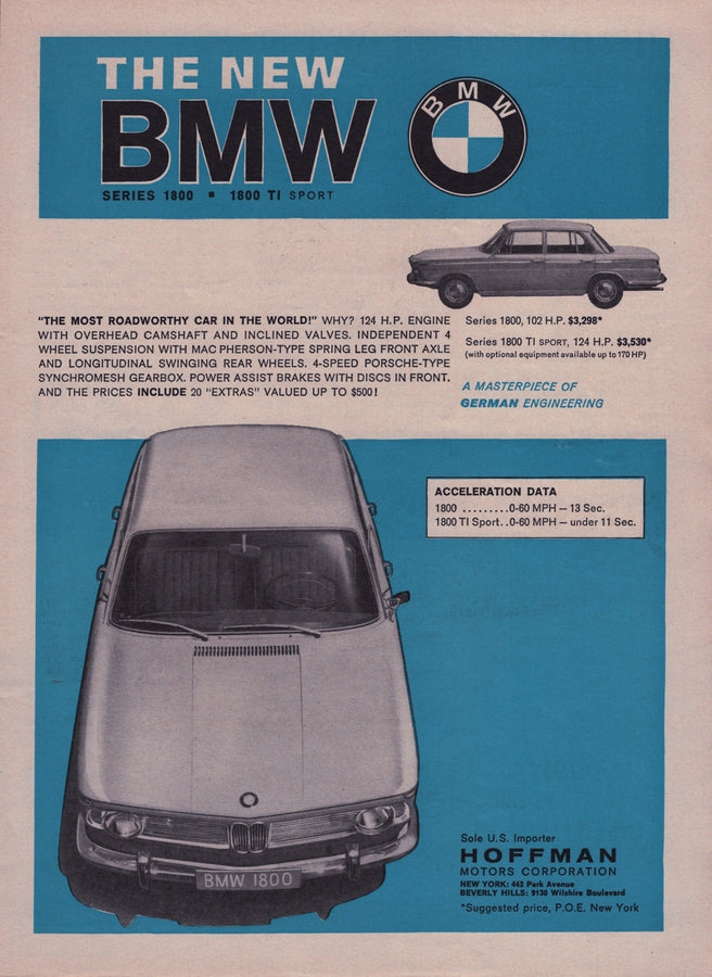BMW-1800TI Sport-Vintage-Print-Magazine-Ad-BIMMERtips.com