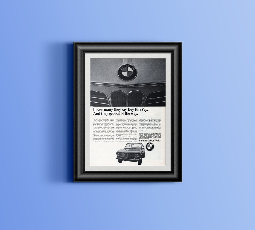 BMW-2002 Bey Em Vey-Magazine-Ad