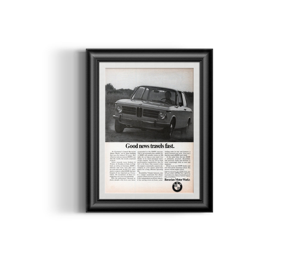 BMW-2002 Good News Travels Fast-Magazine-Ad