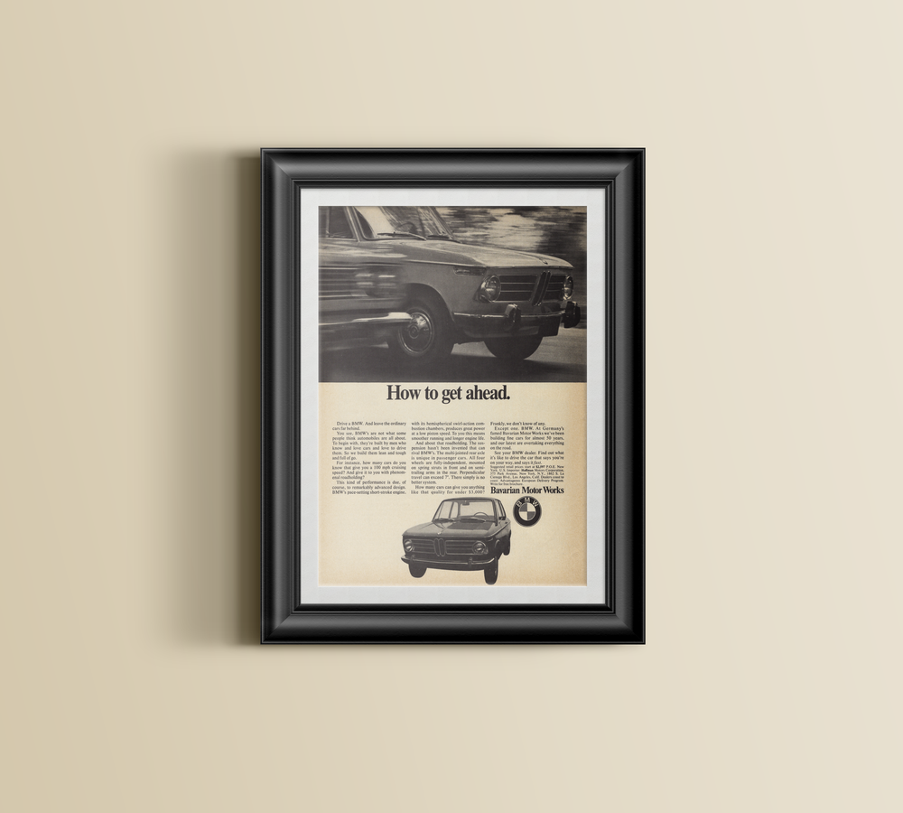 BMW-2002 How to Get Ahead-Magazine-Ad