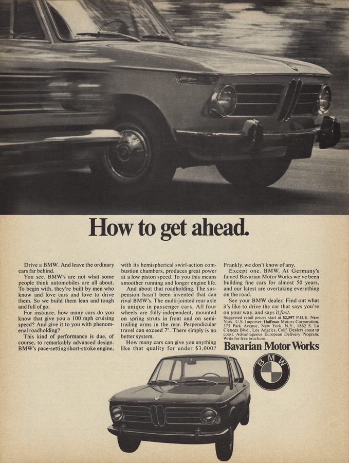 BMW-2002 How to Get Ahead-Vintage-Print-Magazine-Ad-BIMMERtips.com