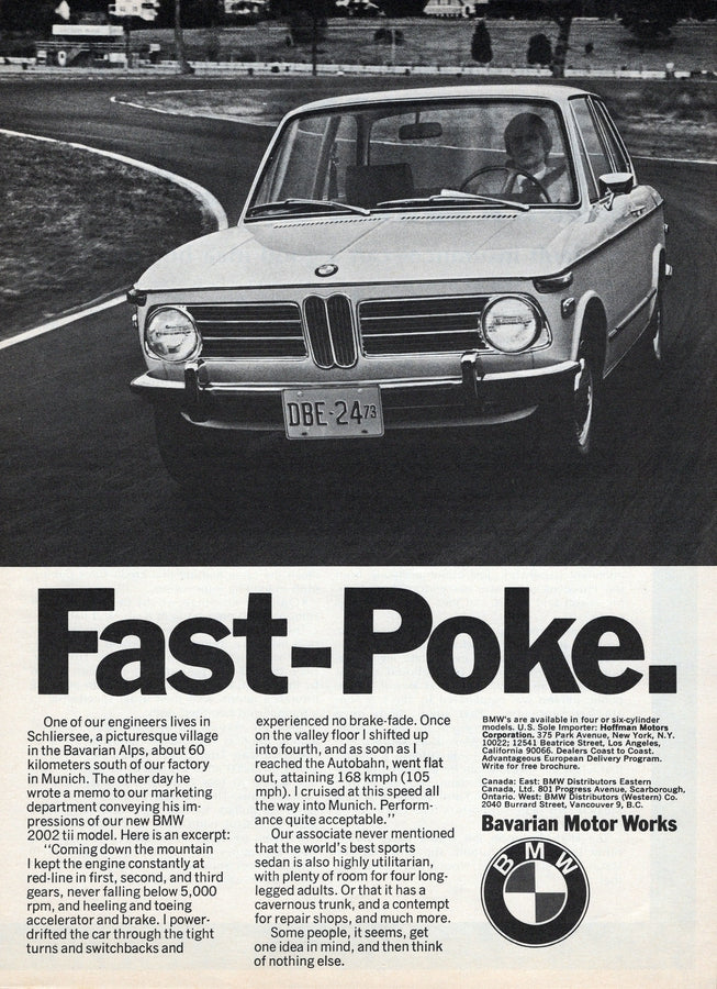 BMW-2002tii Fast-Poke-Magazine-Ad
