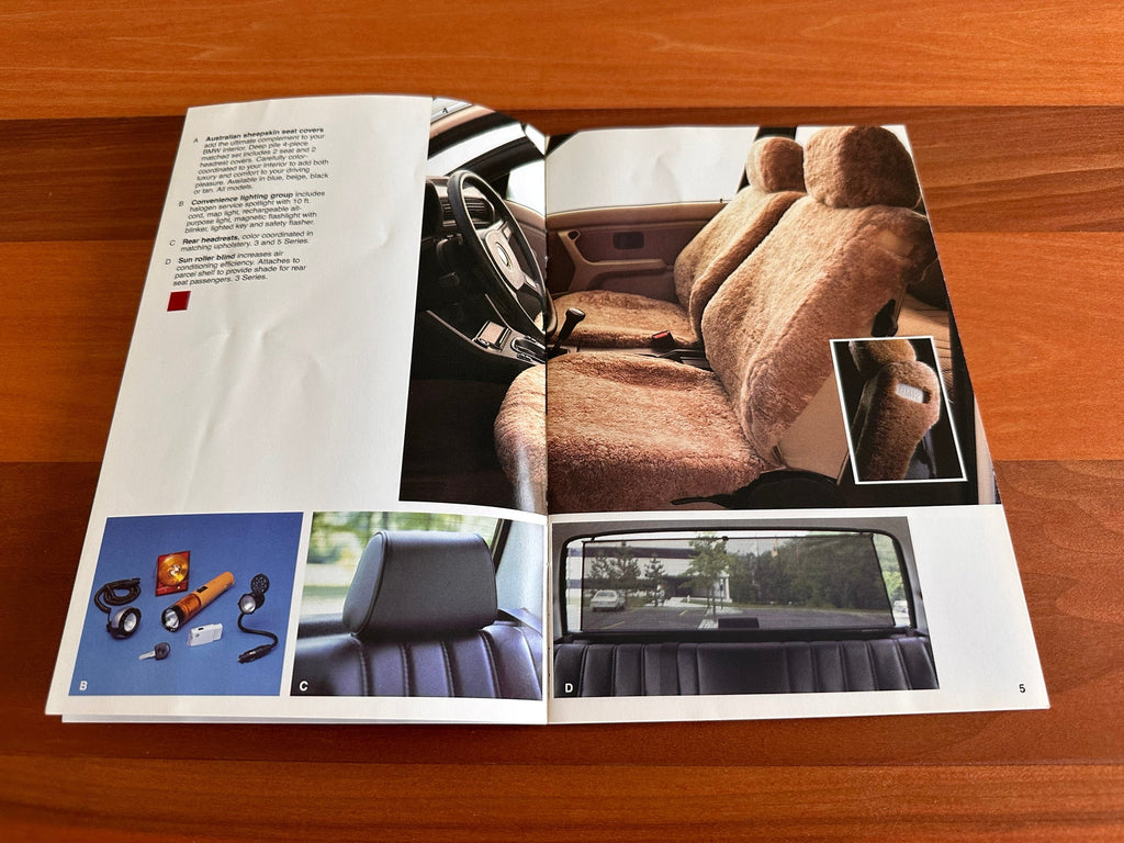 BMW-Accessories Catalog, 1986-Dealership-Sales-Brochure