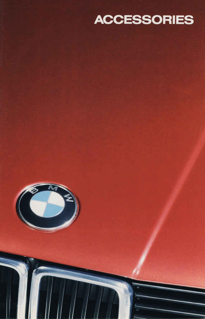 BMW-Accessories Catalog, 1986-Dealership-Sales-Brochure