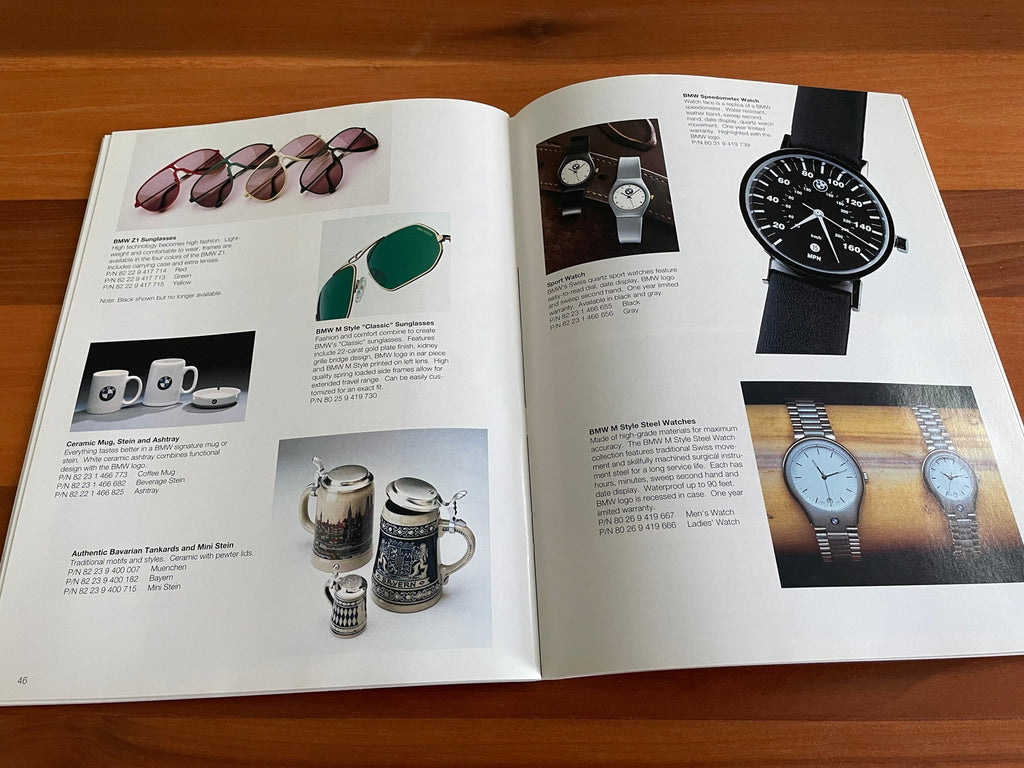 BMW-Accessories Catalog, 1994-Dealership-Sales-Brochure