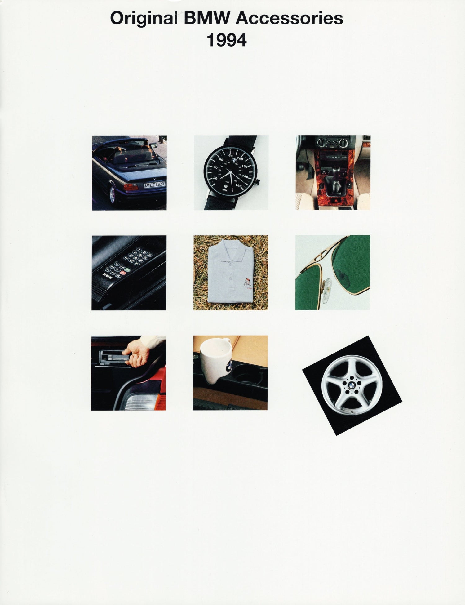 BMW-Accessories Catalog, 1994-Dealership-Sales-Brochure