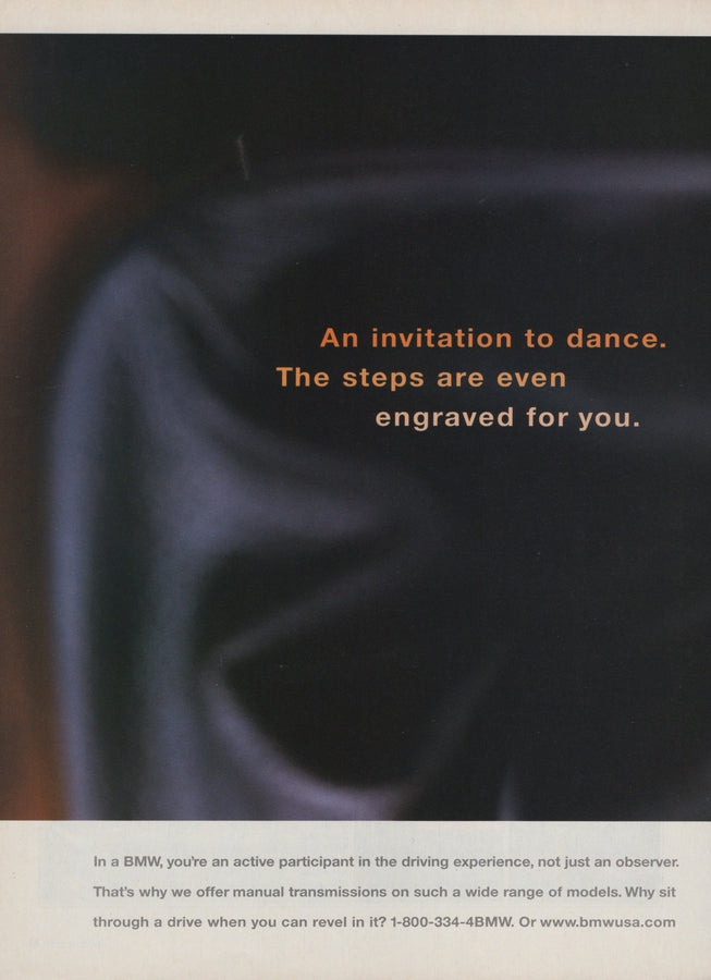 BMW-An Invitation to Dance-Vintage-Print-Magazine-Ad-BIMMERtips.com
