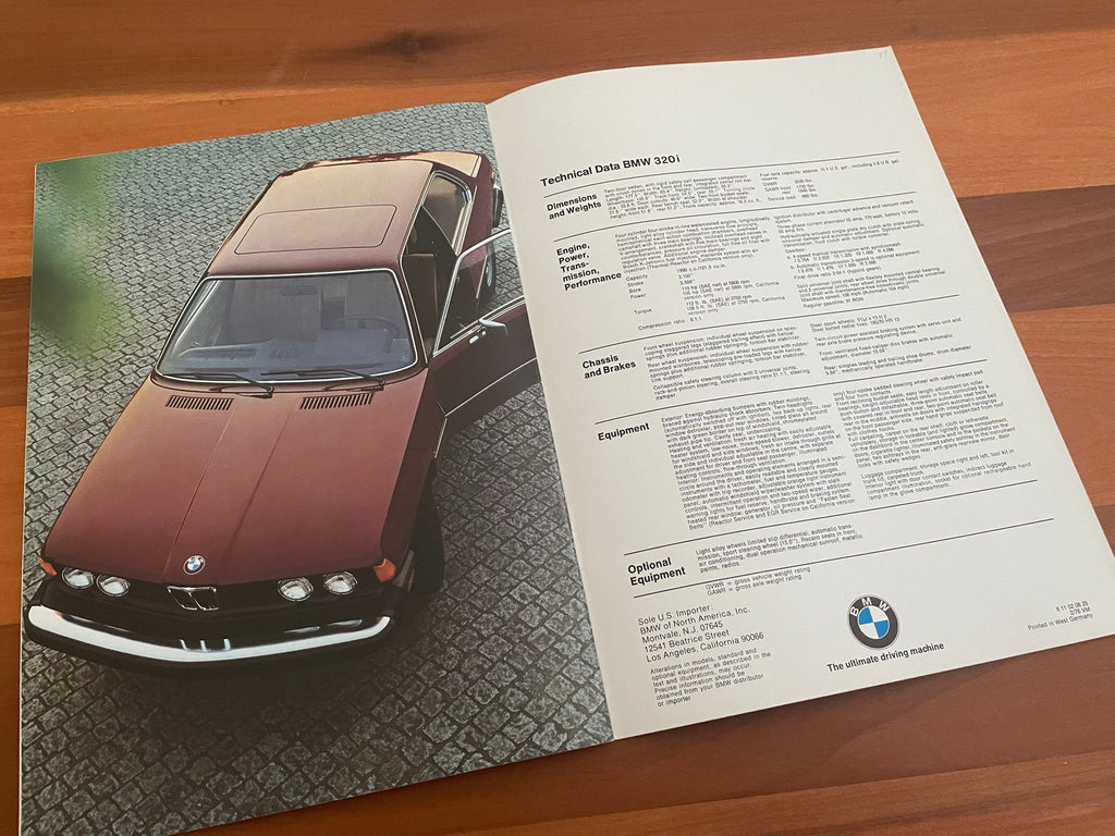 BMW-E21 320i, 1977-Dealership-Sales-Brochure