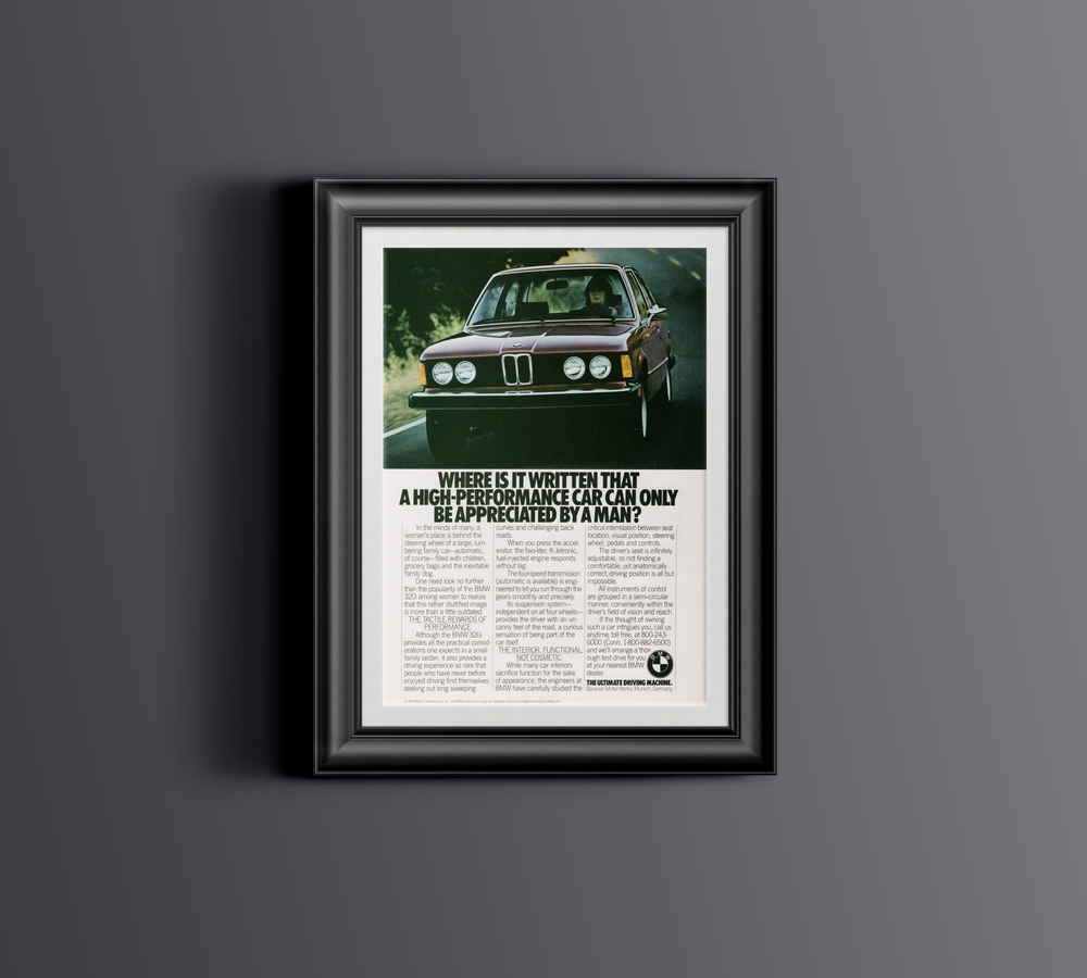 BMW-E21 320i Where Is It Written...-Magazine-Ad