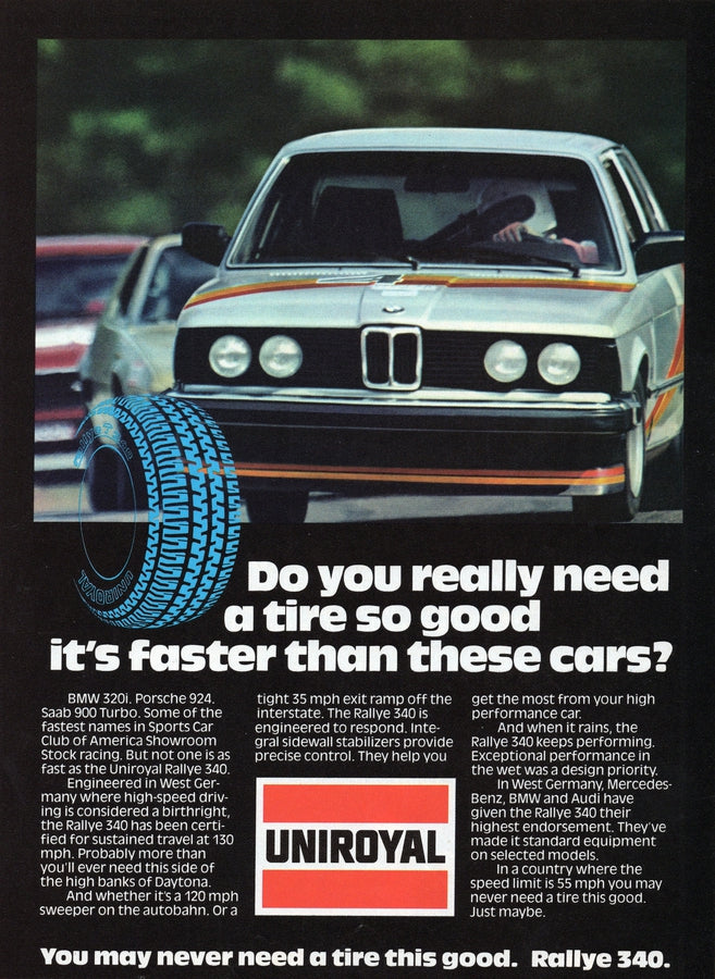 BMW-E21 Uniroyal Rallye 340-Magazine-Ad