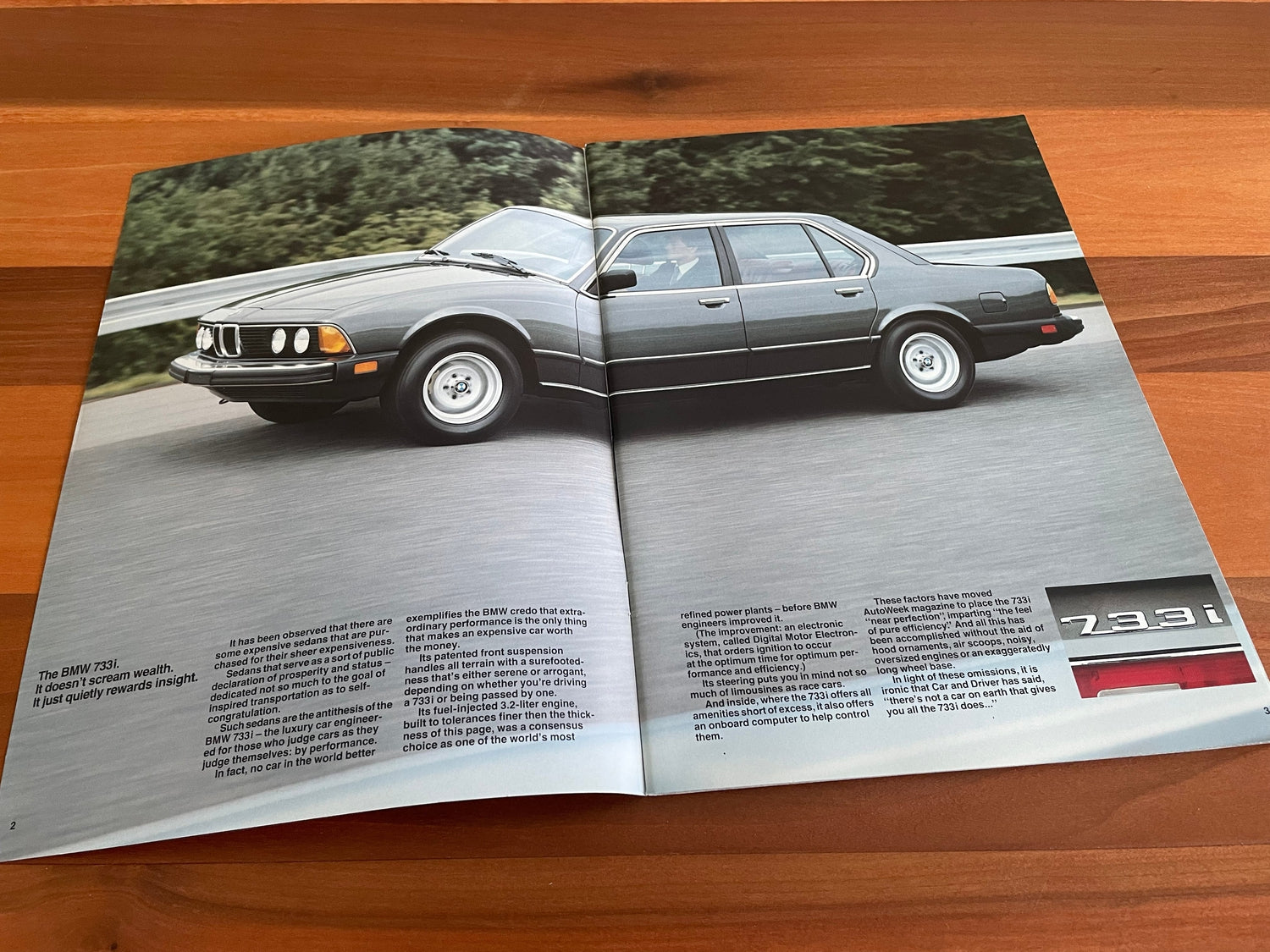 BMW-E23 Sedan, 1983-Dealership-Sales-Brochure