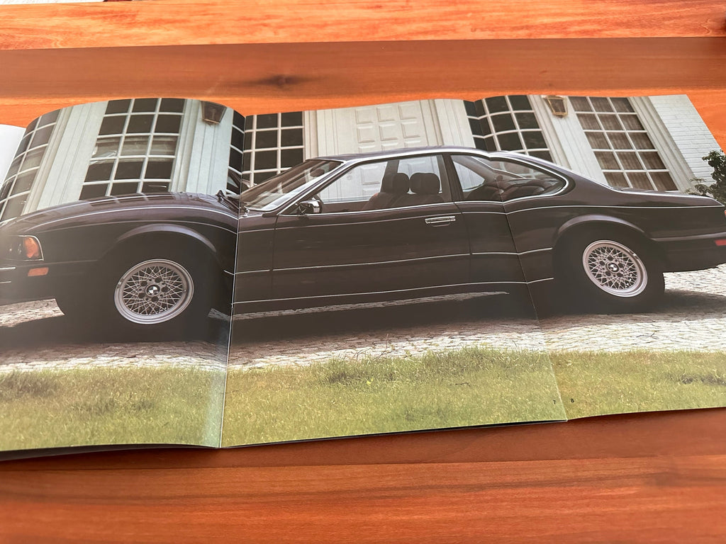 BMW-E24 Coupe, 1981-Dealership-Sales-Brochure