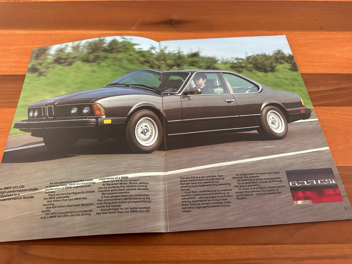 BMW-E24 Coupe, 1981-Dealership-Sales-Brochure