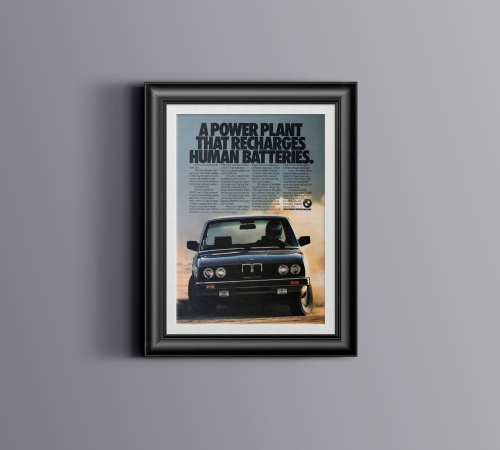 BMW-E28 535i Human Batteries-Magazine-Ad