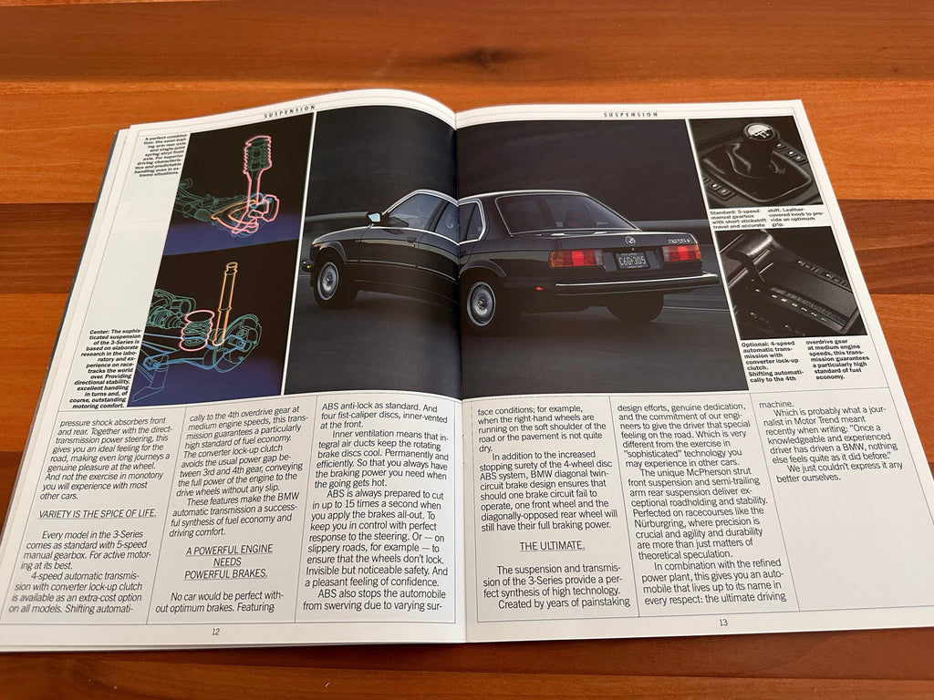BMW-E30, 1987-Dealership-Sales-Brochure