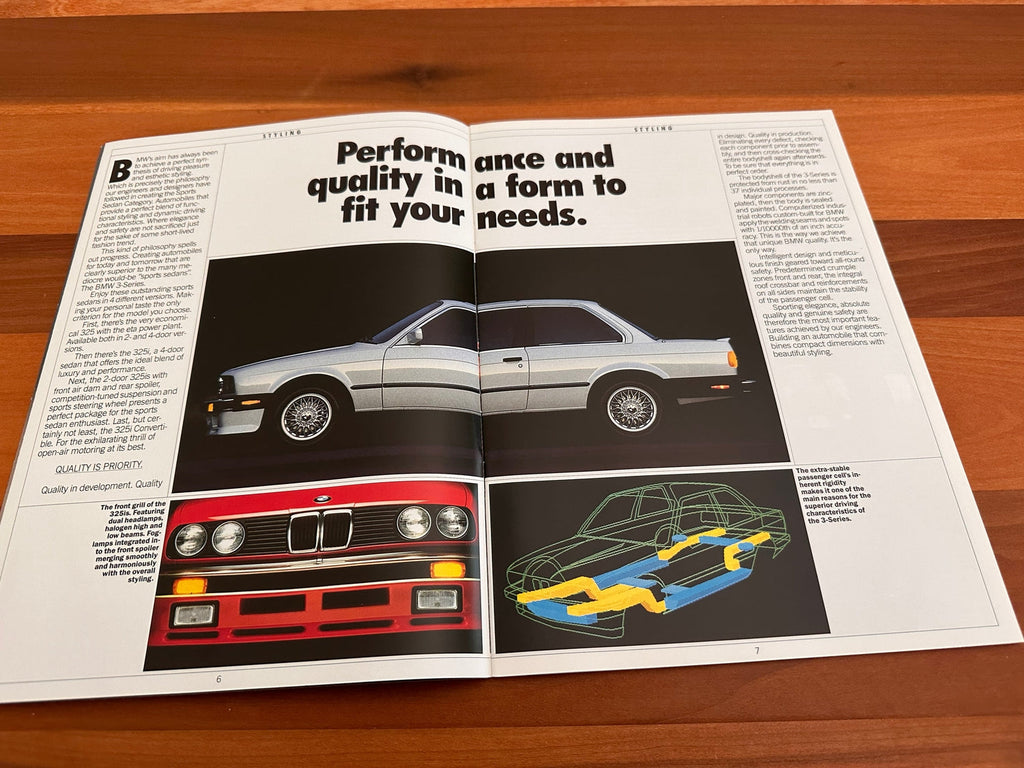 BMW-E30, 1987-Dealership-Sales-Brochure