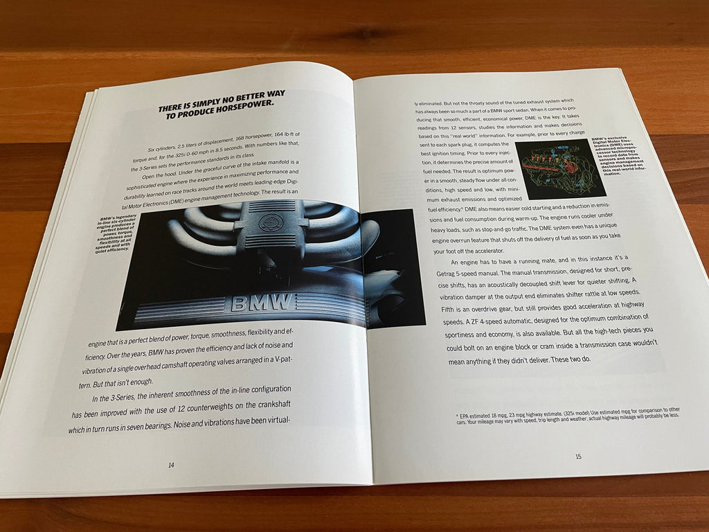 BMW-E30, 1990-Dealership-Sales-Brochure