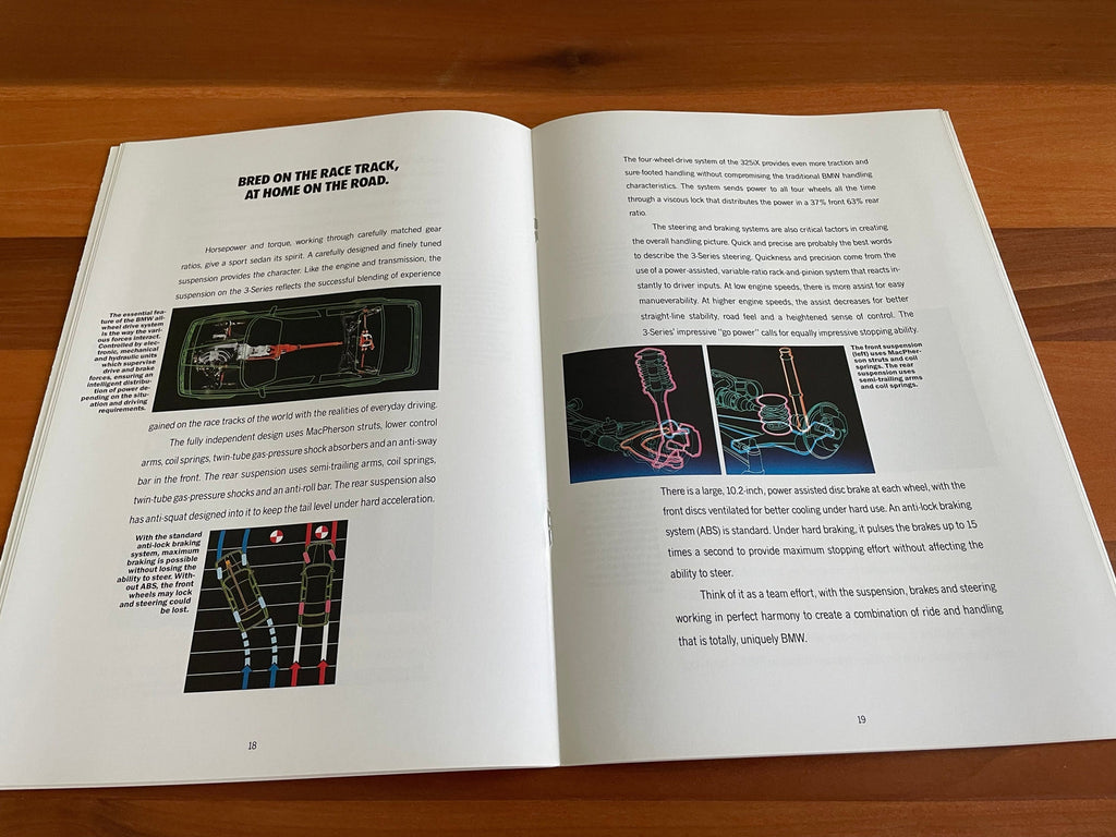 BMW-E30, 1990-Dealership-Sales-Brochure