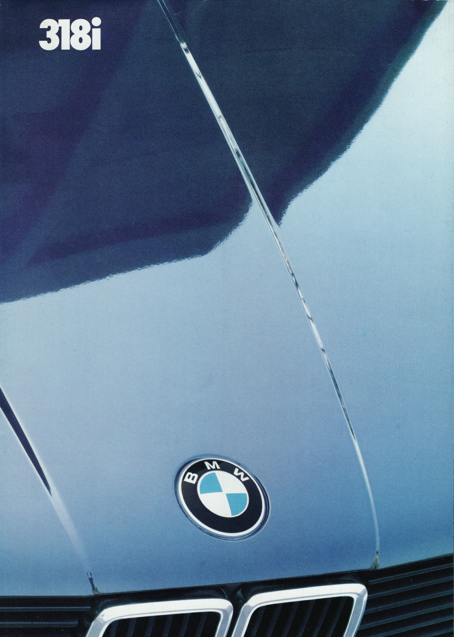 BMW-E30 318i, 1983 Foldout-Dealership-Sales-Brochure