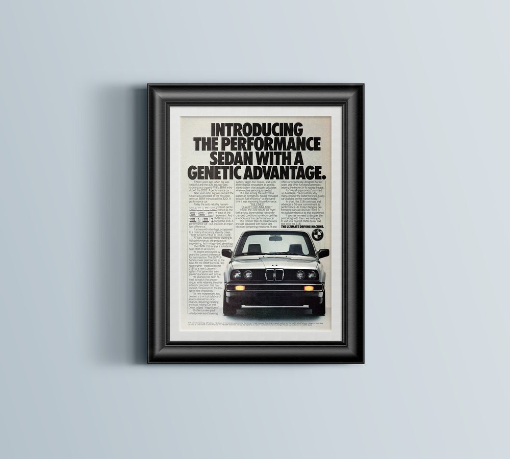 BMW-E30 318i Sedan-Magazine-Ad