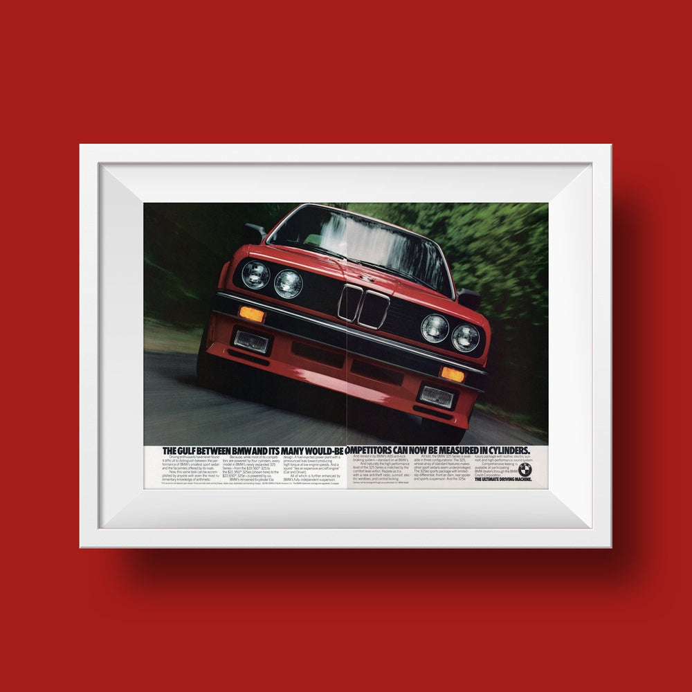 BMW-E30 325es 1985-Magazine-Ad