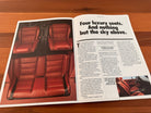 BMW-E30 Convertible, 1987-Dealership-Sales-Brochure