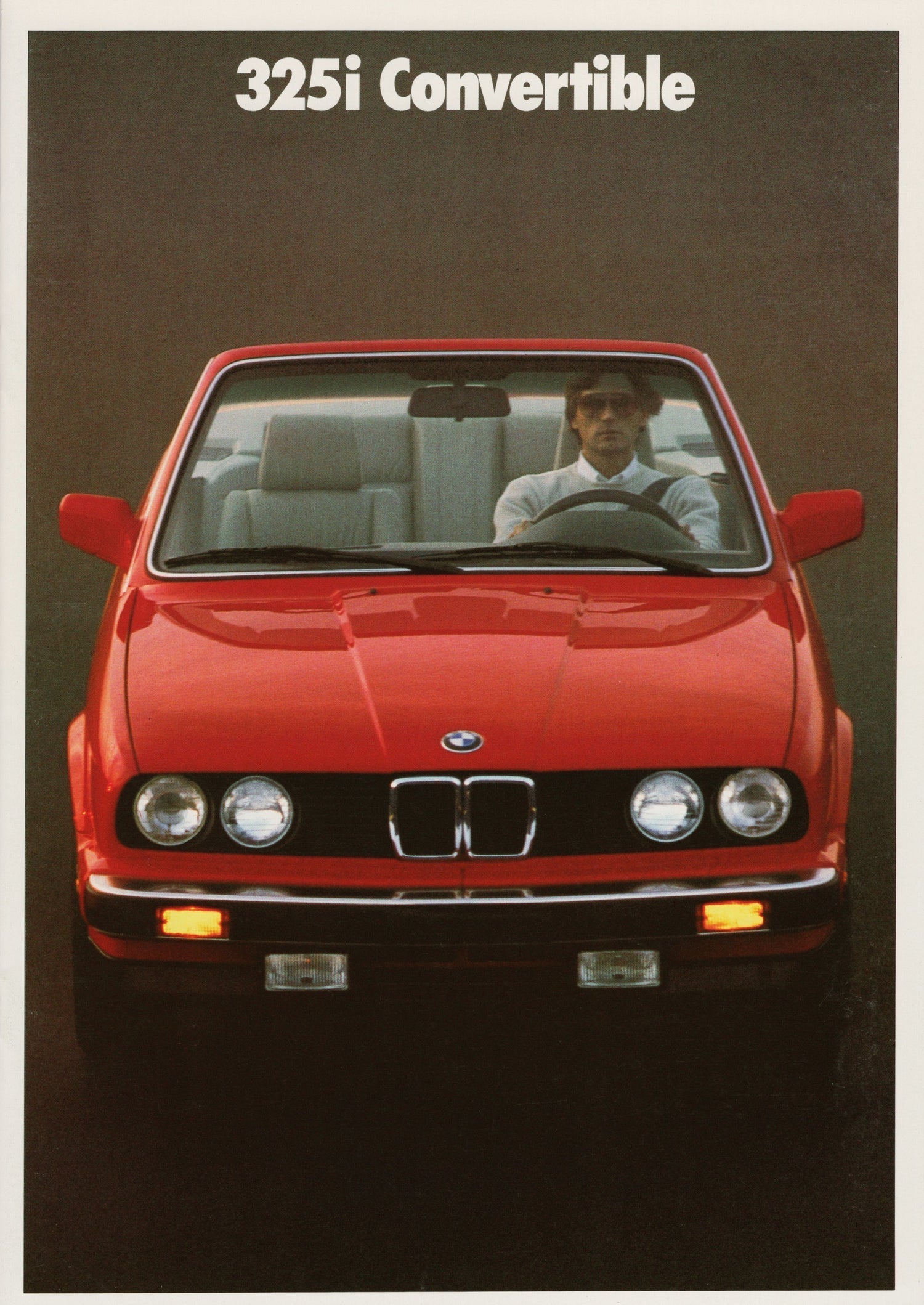 BMW-E30 Convertible, 1987-Dealership-Sales-Brochure