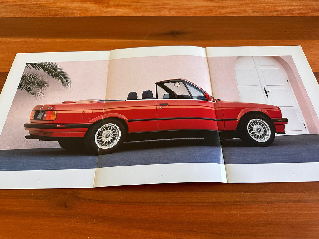 BMW-E30 Convertible, 1990-Dealership-Sales-Brochure