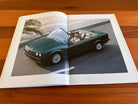BMW-E30 Convertible, 1990-Dealership-Sales-Brochure