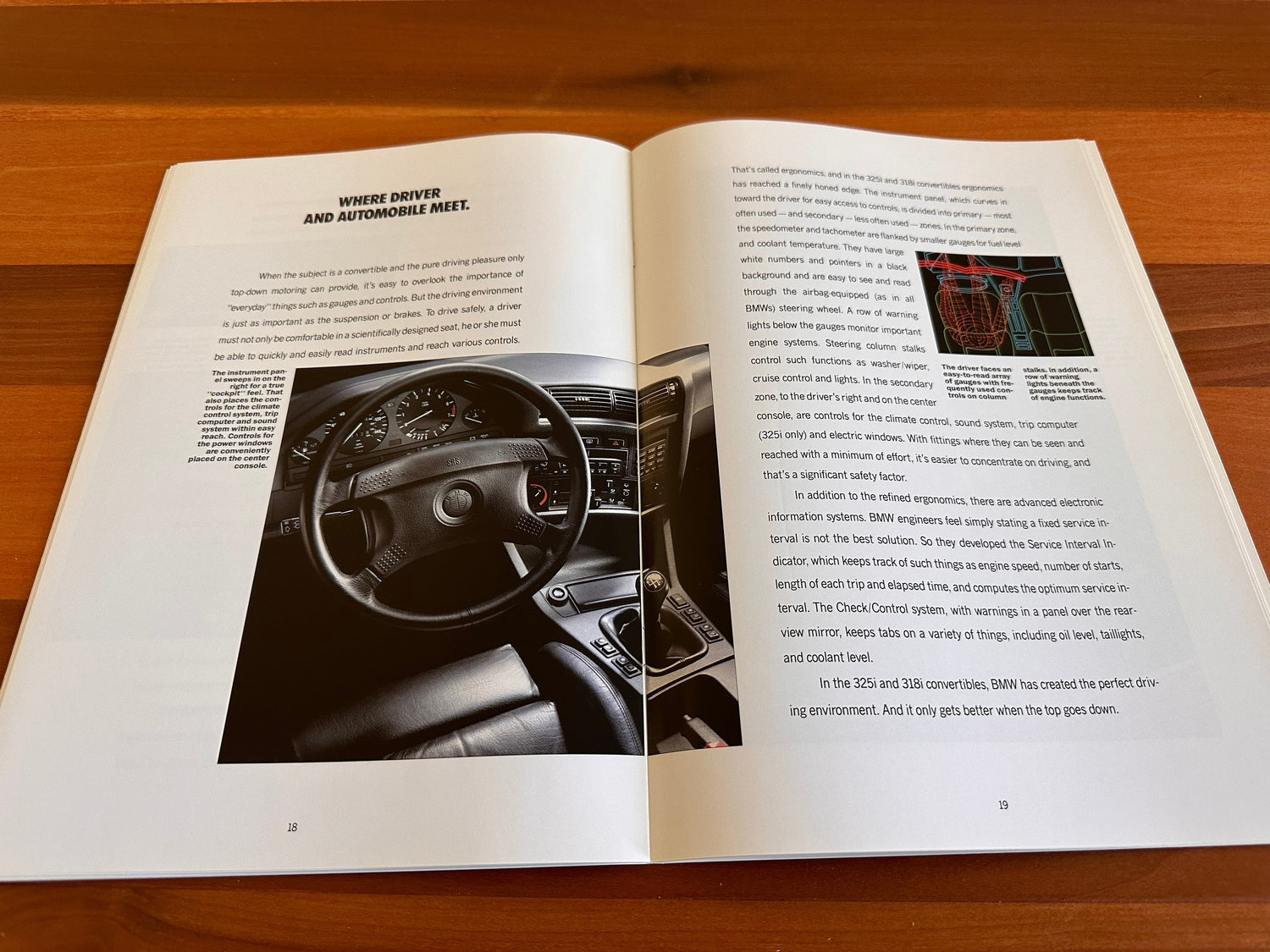 BMW-E30 Convertible, 1990-Dealership-Sales-Brochure