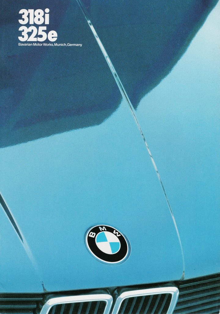BMW-E30 Coupe, 1985-Dealership-Sales-Brochure