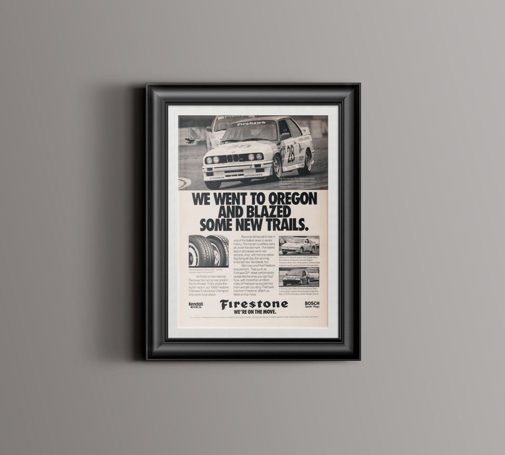 BMW-E30 M3 Firestone Tire-Magazine-Ad