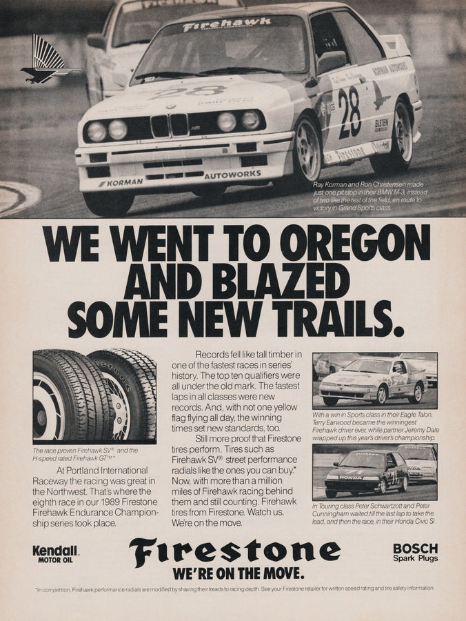 BMW-E30 M3 Firestone Tire-Magazine-Ad